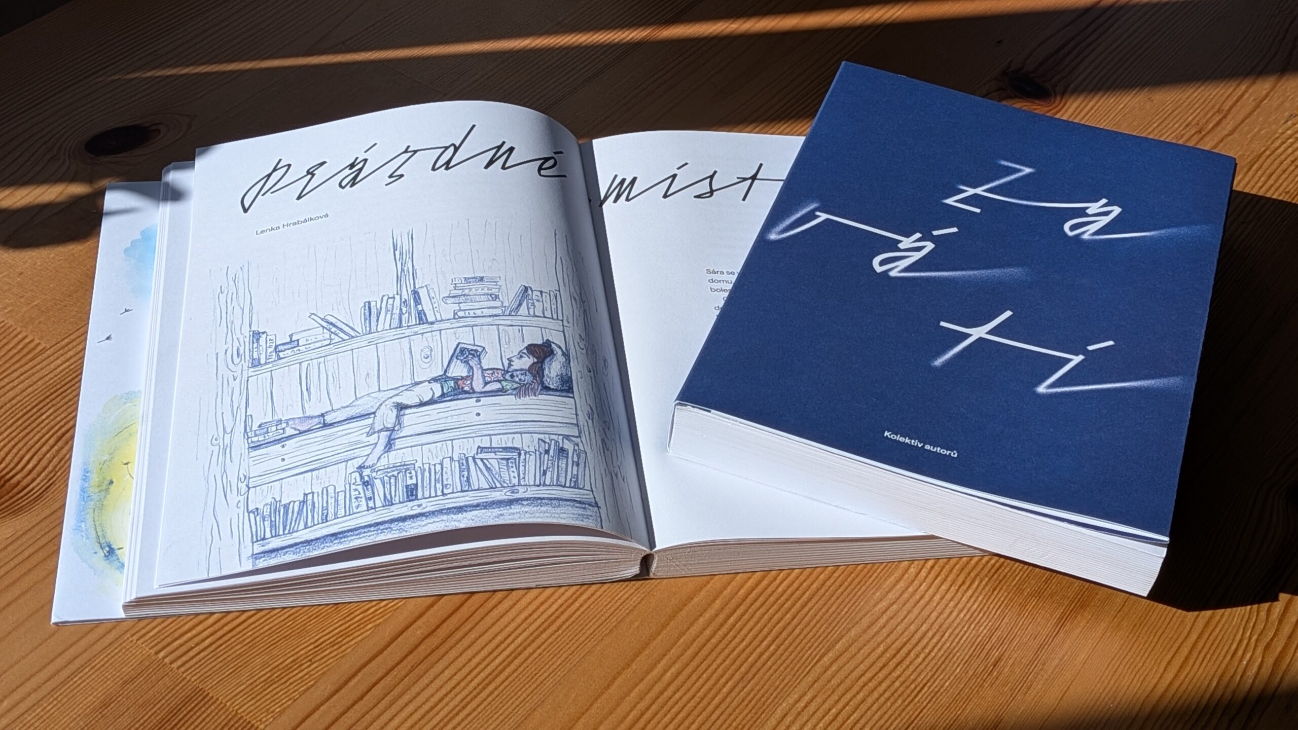 Ilustrace ke knize Zavátí